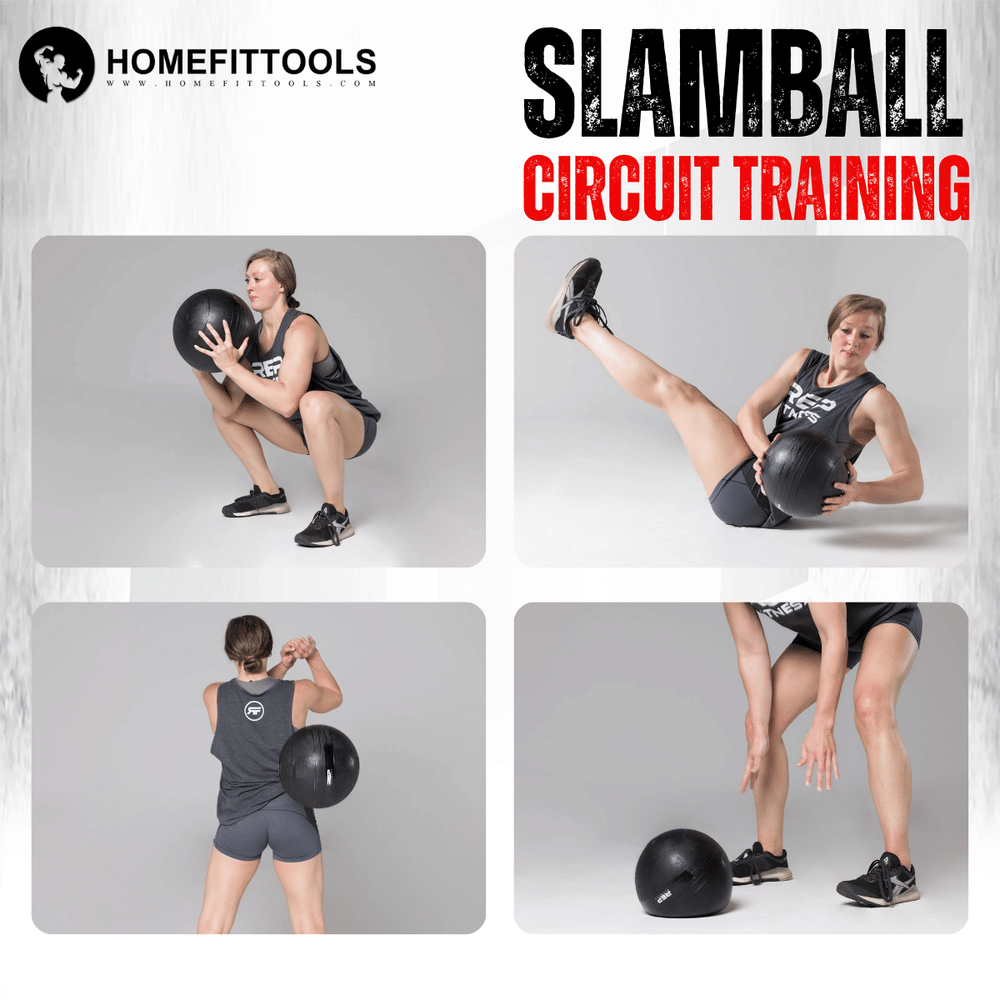ลูกบอลทุ่มน้ำหนัก HOMEFITTOOLS SLAM BALL 5 KG